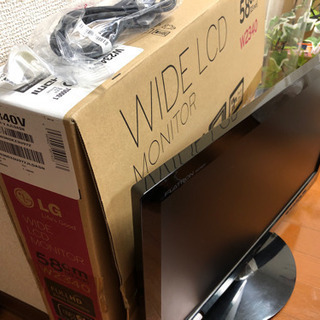 ★ 動作確認済み ドスパラ スティックPC DG-STK3＋LG 23インチ液晶モニタ W2340V-PN microSD32GBオマケ オンライン学習 在宅勤務など★の画像