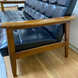 カリモク60 Kチェア2名がけソファの画像