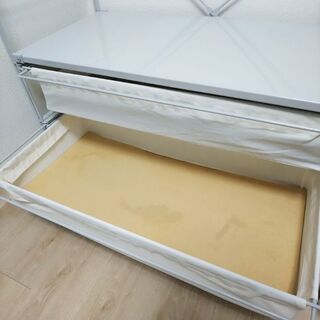 【美品】無印良品スチールユニットシェルフの画像