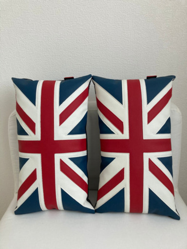BMW MINI CABANA カバナ ウエストクッション ユニオンジャック2個セット