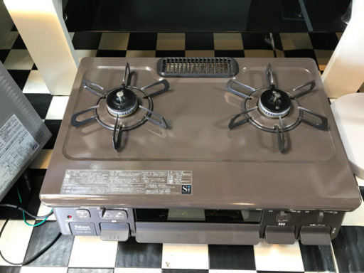 【リサイクルサービス八光　田上店　安心の3か月保証　配達・設置OK】パロマ ガスコンロ あじわざ PA-S42BMA-R-LPG【右強火力バーナー・プロパンガス(LPG)用】