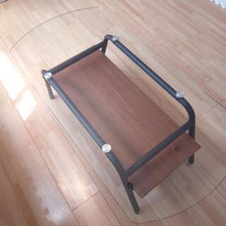 木調　ローテーブルの画像