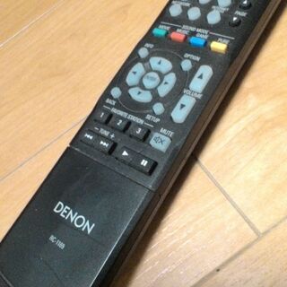 デノン ホームシアターシステム リモコン