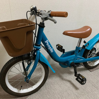 People(ピープル) いきなり自転車 14インチ [かじ取り式押し手棒付き