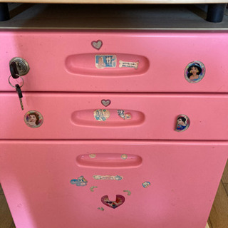 学習机　　ピンク　　の画像