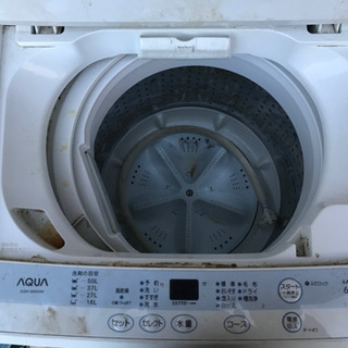 ハイアール洗濯機　6kg AQW-S60A の画像