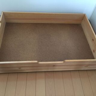 ベッドフレーム下収納　２台