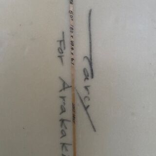 中古フルオーダーサーフボード　tarcyの画像