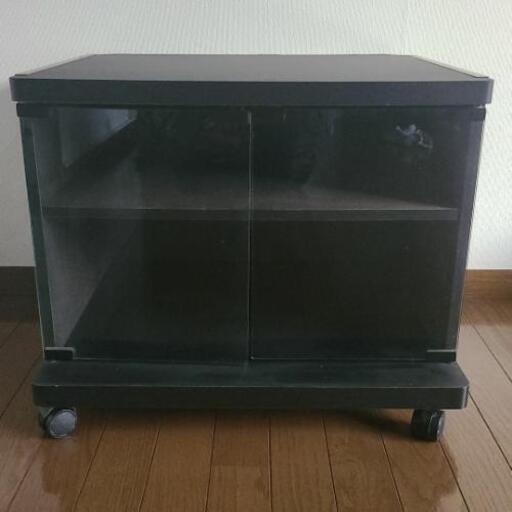 昭和レトロ　黒テレビ台