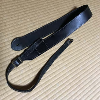 良品 ギター ストラップ エレキ ベース アコギ ブラック アコ...
