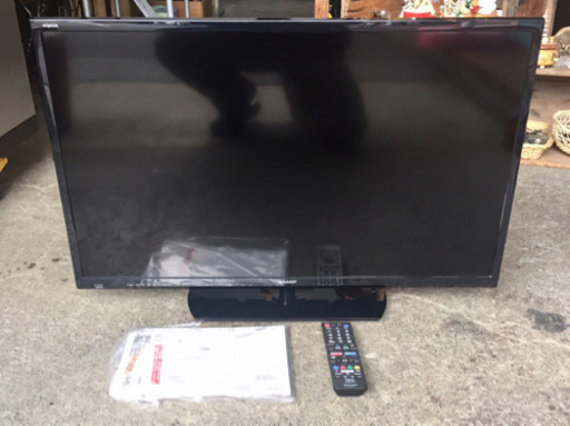 ◆美品◆SHARP AQUOS 32V型 液晶テレビ 2017年製 リモコン+アンテナケーブル+B-CAS付！LC-32H40 シャープ アクオス