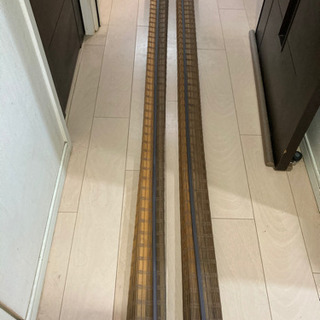 竹製カーテン ２枚組み アッシュブラウン (幅１００ｃｍ×丈２００ｃｍ)の画像