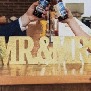 Mr. & Mrs. 飾りの画像