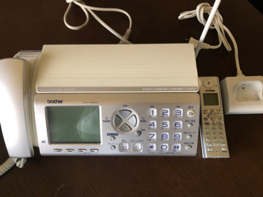ブラザー　ファックス付き電話機