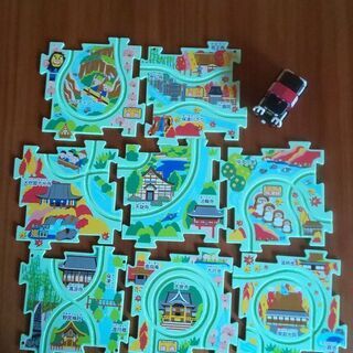 美品❗️京都嵯峨野トロッコ列車のパネル式列車❗️