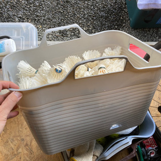 バドミントン　シャトル　野球練習でも