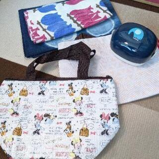 保冷バッグ・プチ弁当箱・風呂敷サイズ布・手ぬぐい・湯のみ