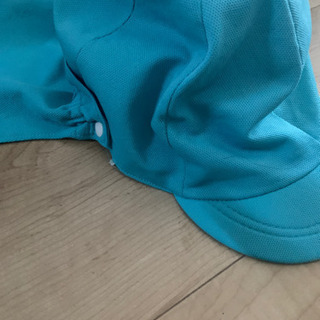 保育園　カラー帽子　水色