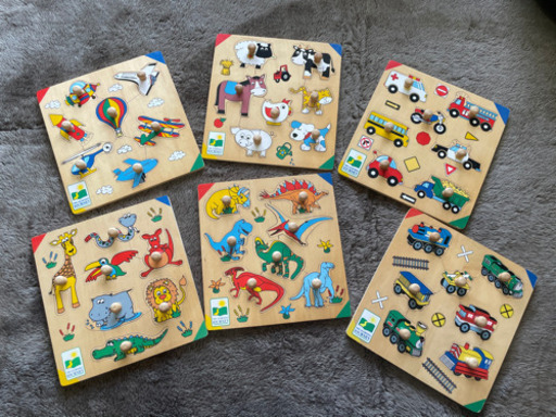 【取引中】木製パズルセット　美品