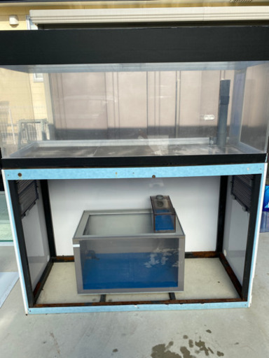 アクリルオーバーフロー水槽と台