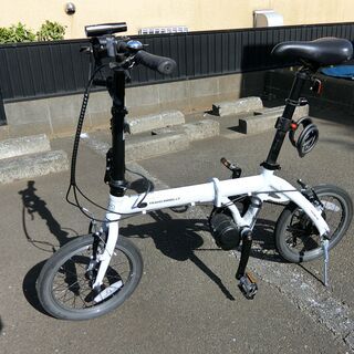 16インチ電動折り畳み自転車