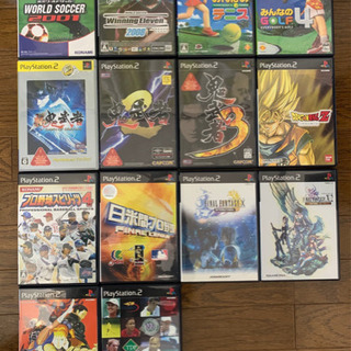 値下げ❗️初代PlayStation + PlayStation2+ソフト35本　収納ケース付きの画像