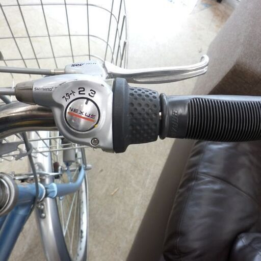 シティサイクル 26インチ 3段変速 水色 自転車 3段切替 札幌 西野店