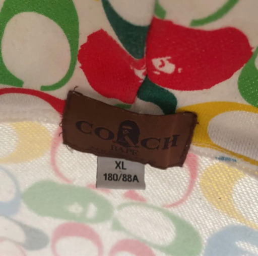 BAPE × COACH  ダブルネームコラボパーカー