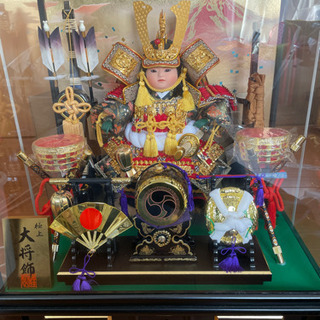 五月人形 大将飾(オルゴール付)