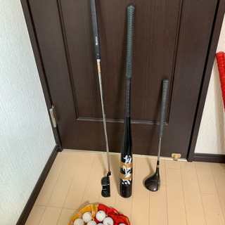 ゴルフ　パター　素振り用バット　ボール