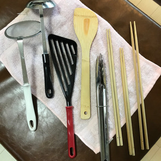 お玉、菜箸、他