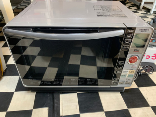【リサイクルサービス八光　田上店　安心の1か月保証　配達・設置OK】日立 HITACHI MRO-JF6-H [オーブンレンジ（22L） ライトグレー]