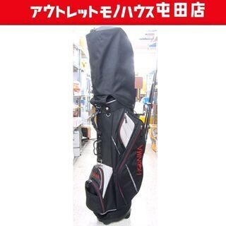 ホンマ スタンド式 キャディバッグ ブラック 軽量ゴルフバッグ ...