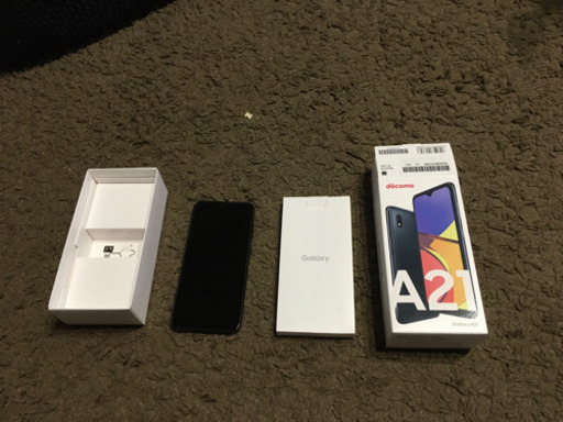 docomo GALAXY A21 SIMフリー 美品　ブラック　64GB