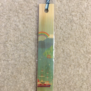 【決まりました！無料】　ナツイチ　ブックバンド　ねこ　バンブー　しおり　箱根土産　の画像