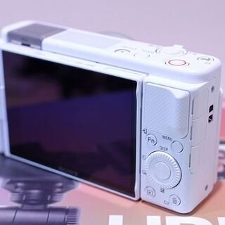 【苫小牧バナナ】極美品 SONY BLOGCAM ZV-1G シューティンググリップKIT ホワイト バッテリー2個 社外充電器 L字グリップ付き オススメ綺麗♪ 新品)SONY (ソニー) VLOGCAM ZV-1 II シューティンググリップ