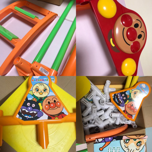 美品　アンパンマン  ジャングルジム　鉄棒　ブランコ