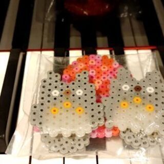 ビーズで作ったマグネット(トトロと車)