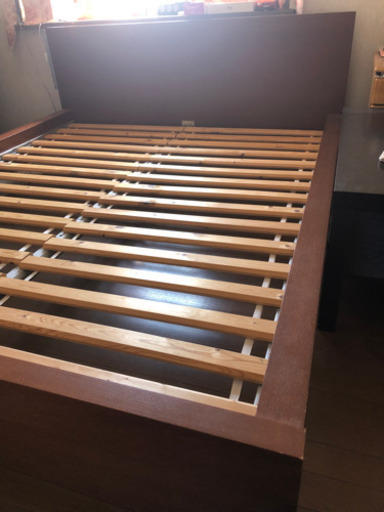 IKEA イケア　MALM マルム　ダブルベッド
