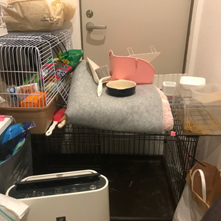 【条件あり】ペットゲージと空気清浄機プレゼント