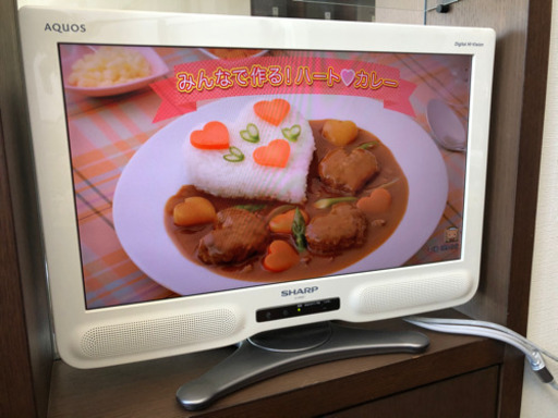 2010年製シャープ20型液晶テレビ