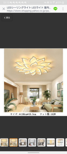 花形のシーリングライト