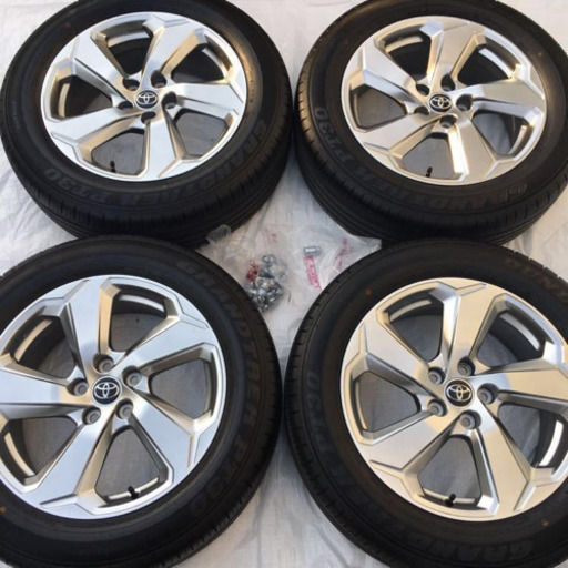 RAV4 ハイブリッドG 新車　納車直ぐ取り外し18インチタイヤ、ホイール4個セットorタイヤ4本セット