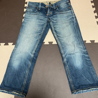【古着】レディース EDWIN デニムパンツストレート XSサイズ