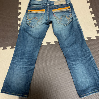 【古着】レディース EDWIN デニムパンツストレート XSサイズの画像