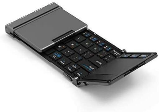 iClever キーボード 折り畳み Bluetooth usb タッチパッド 3つデバイス同時切替可能 スタンド ミニキーボード アルミ Windows Android iOS Mac 対応 IC-BK08\n\n