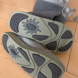 UGG アグ ボア&リブニット ブーツ 22㎝ USA 5の画像