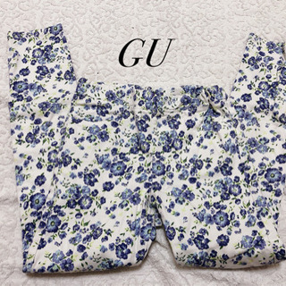 GU 花柄レギンスパンツ 120cm 