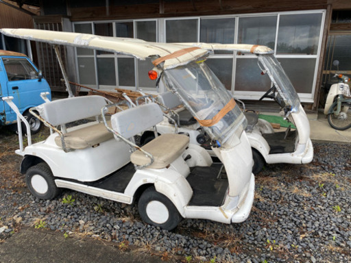 ゴルフカート2台セット　魔改造ベース　エンジン　ジャンク　引取り限定