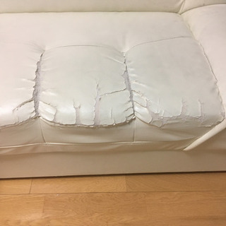 ソファーベッド　収納付き　汚れ敗れありの画像